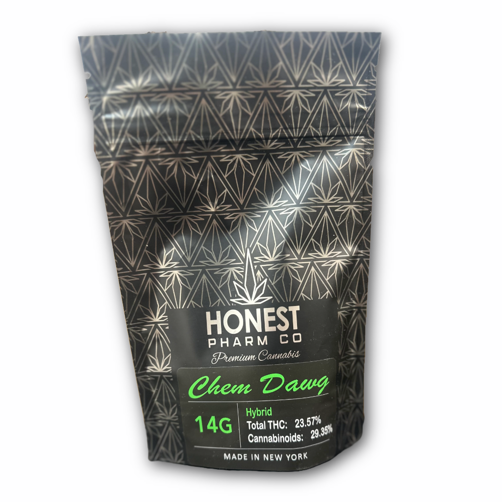 Photograph of product: Honest Pharm Co | Chem Dawg | Whole Flower - 14g