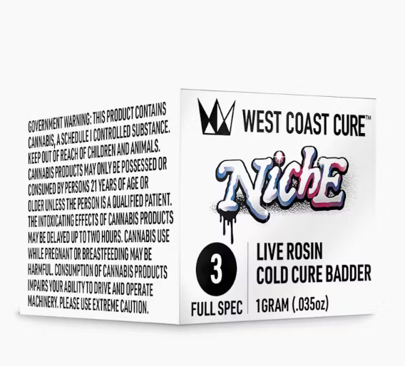 Photograph of product: Niche T3 [H]   Live Rosin