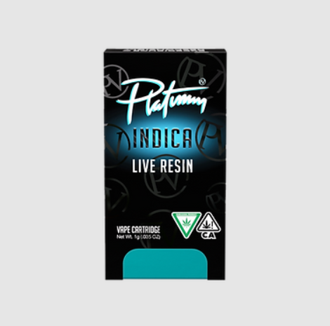 Photograph of product: Blackberry Kush 1g Live Resin Cartridge