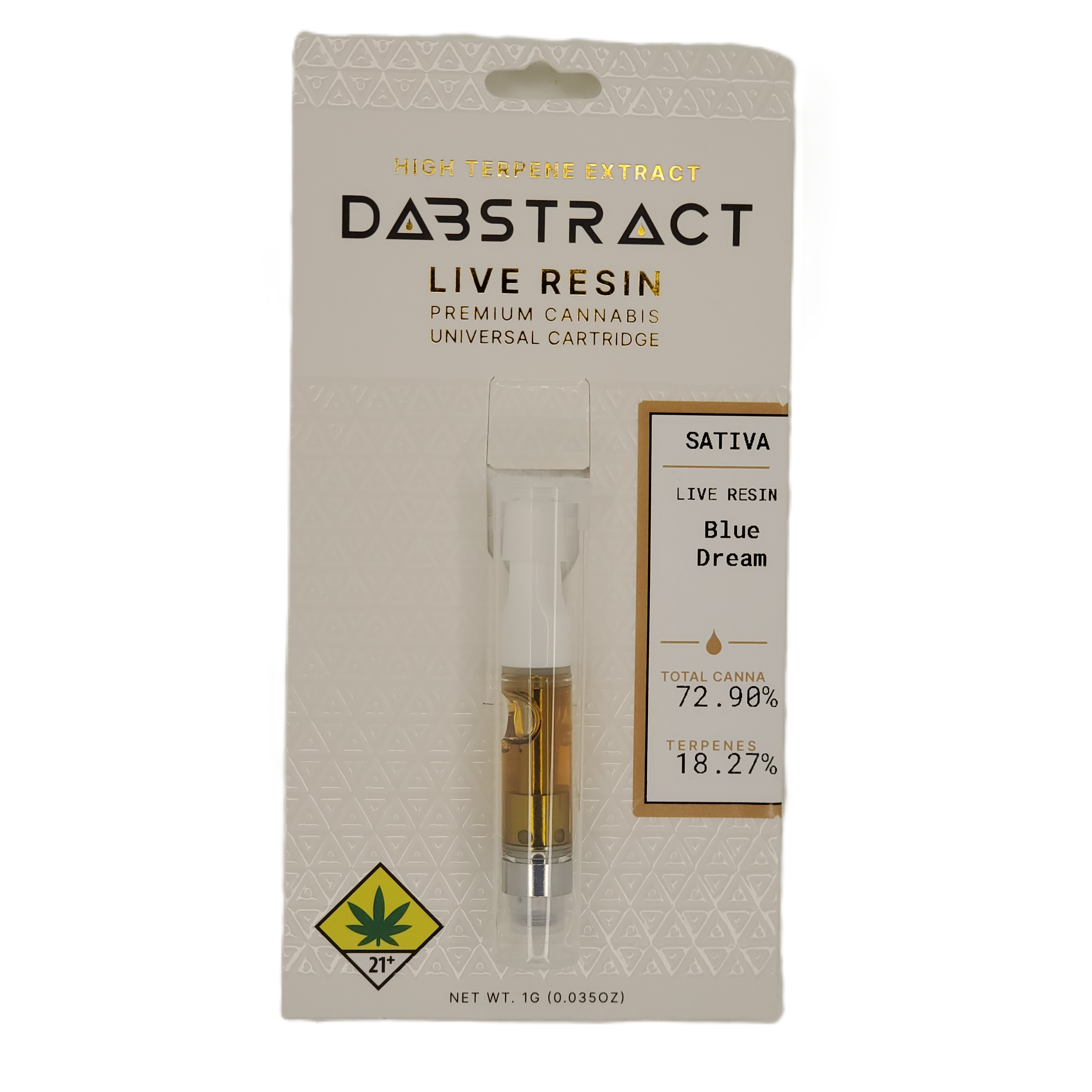 Photograph of product: Dabstract VAPE Blue Dream Cart 1g