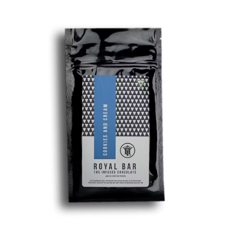 Photograph of Product: ROYAL BAR COOKIES AND CREAM WHITE CHOCOLATE BAR 200MG
