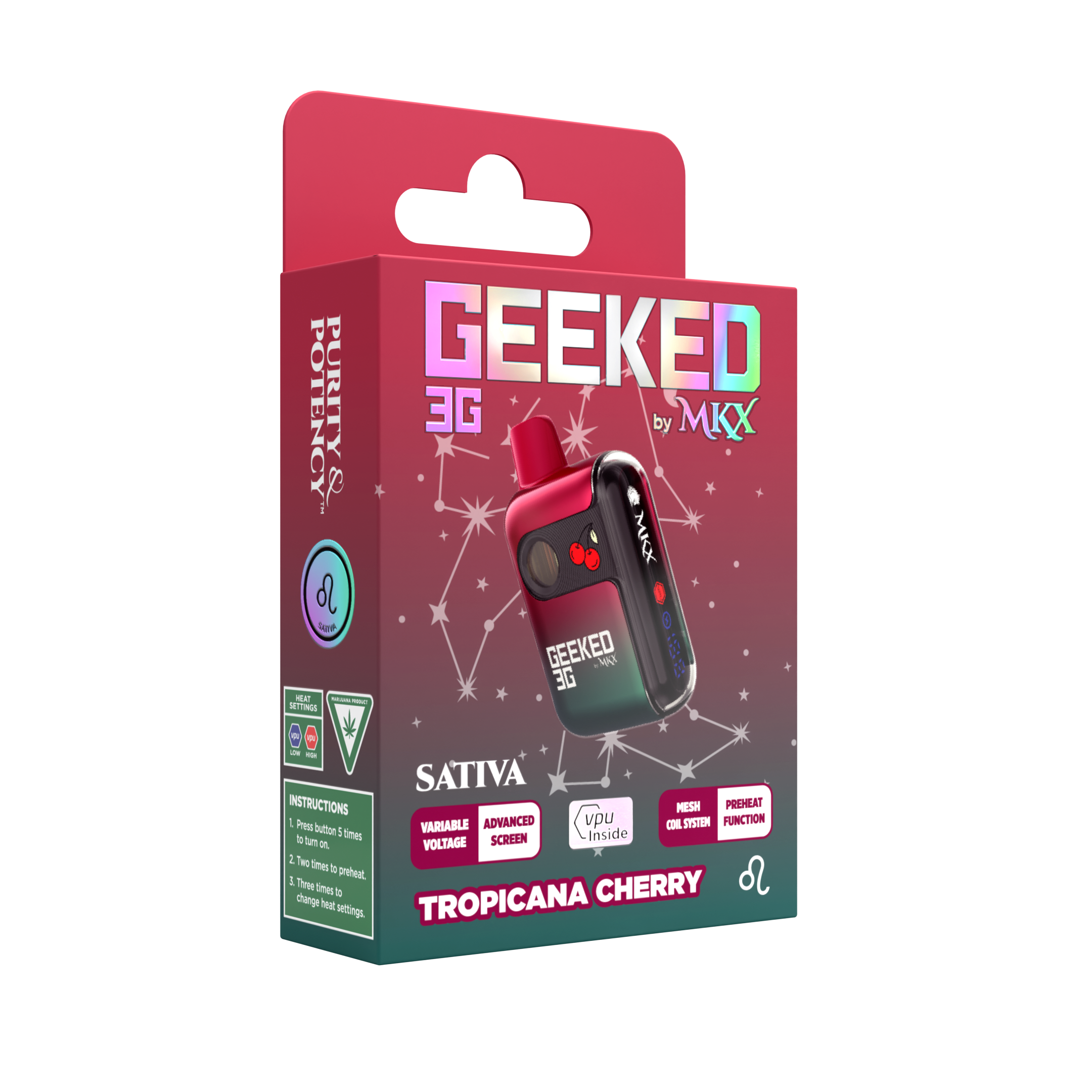 Photograph of product: Tropicana Cherry | 3G Disposable Vape