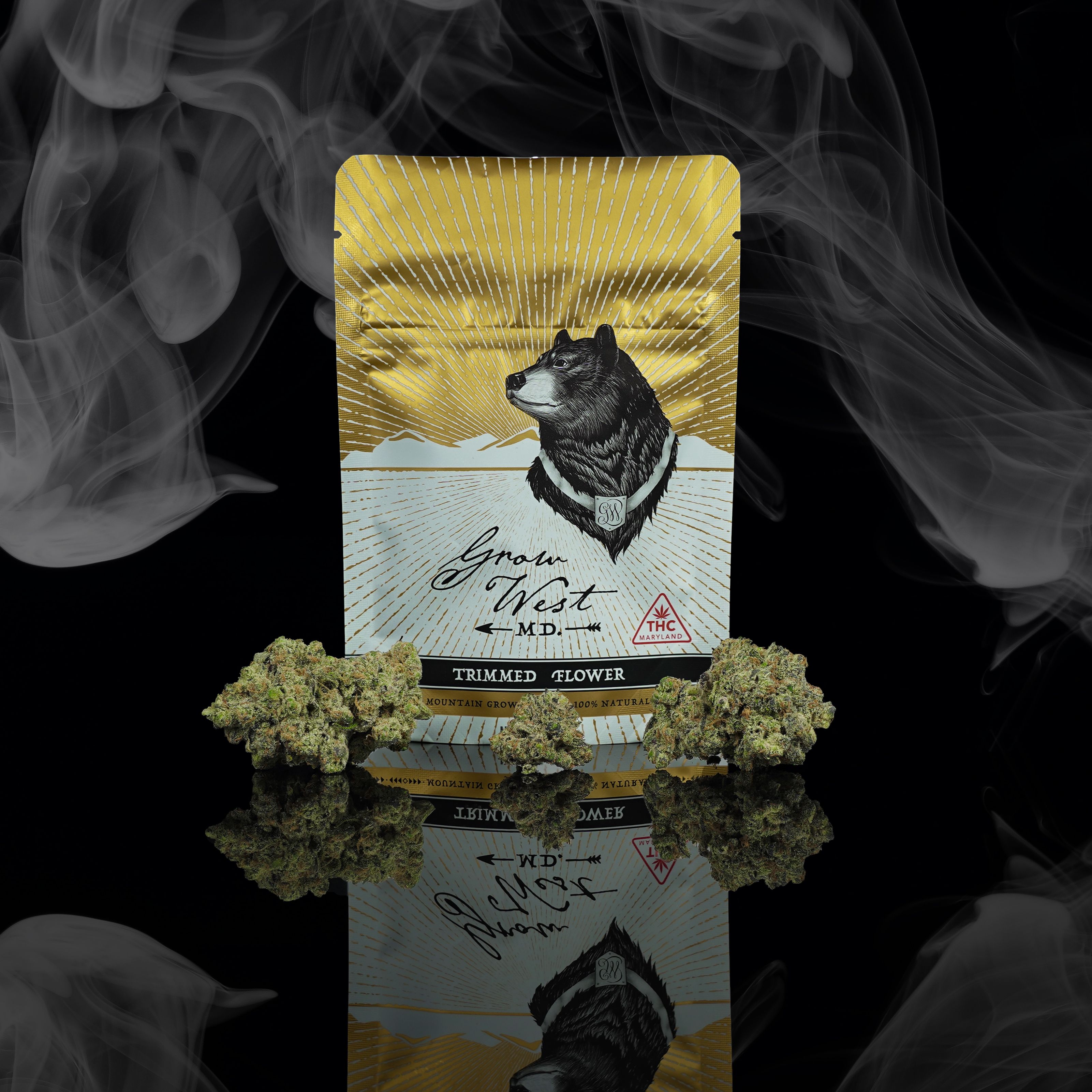 Photograph of product: Gandhari Kush Wildflower (Untrimmed) 3.5g