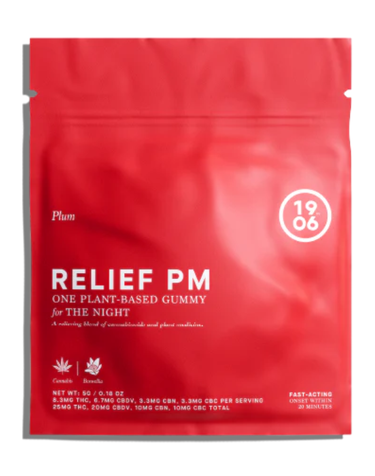 Photograph of product: Relief PM | Gummies | 100mg