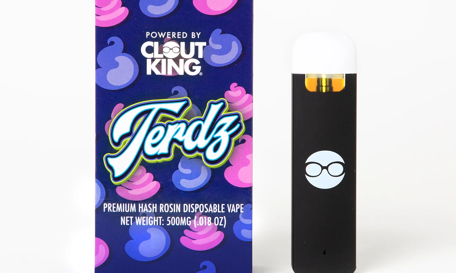 Photograph of product: Clout King - Live au chocolat Rosin Disposable - Terdz