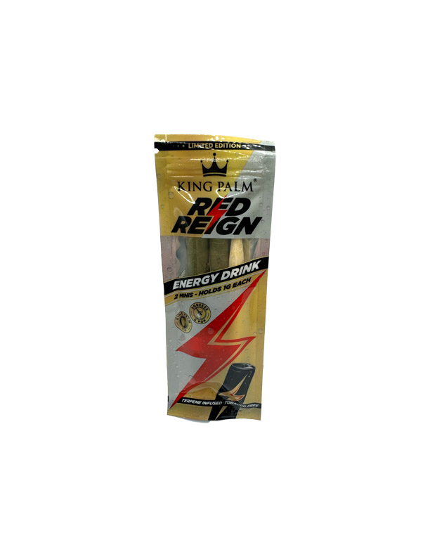 Photograph of product: King Palm Red Reign Energy Drink Minis 2pk