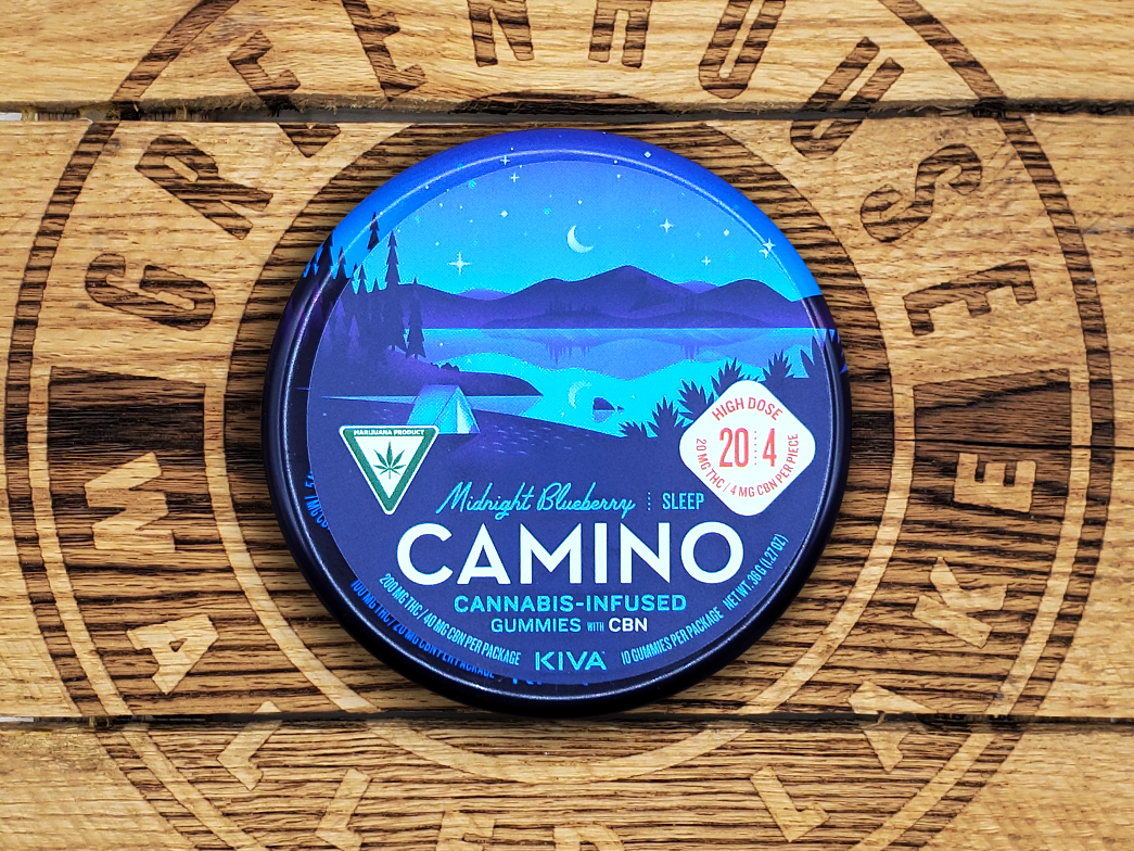 Photograph of product: Camino | Midnight Blueberry "Sleep" Gummy | 200mg