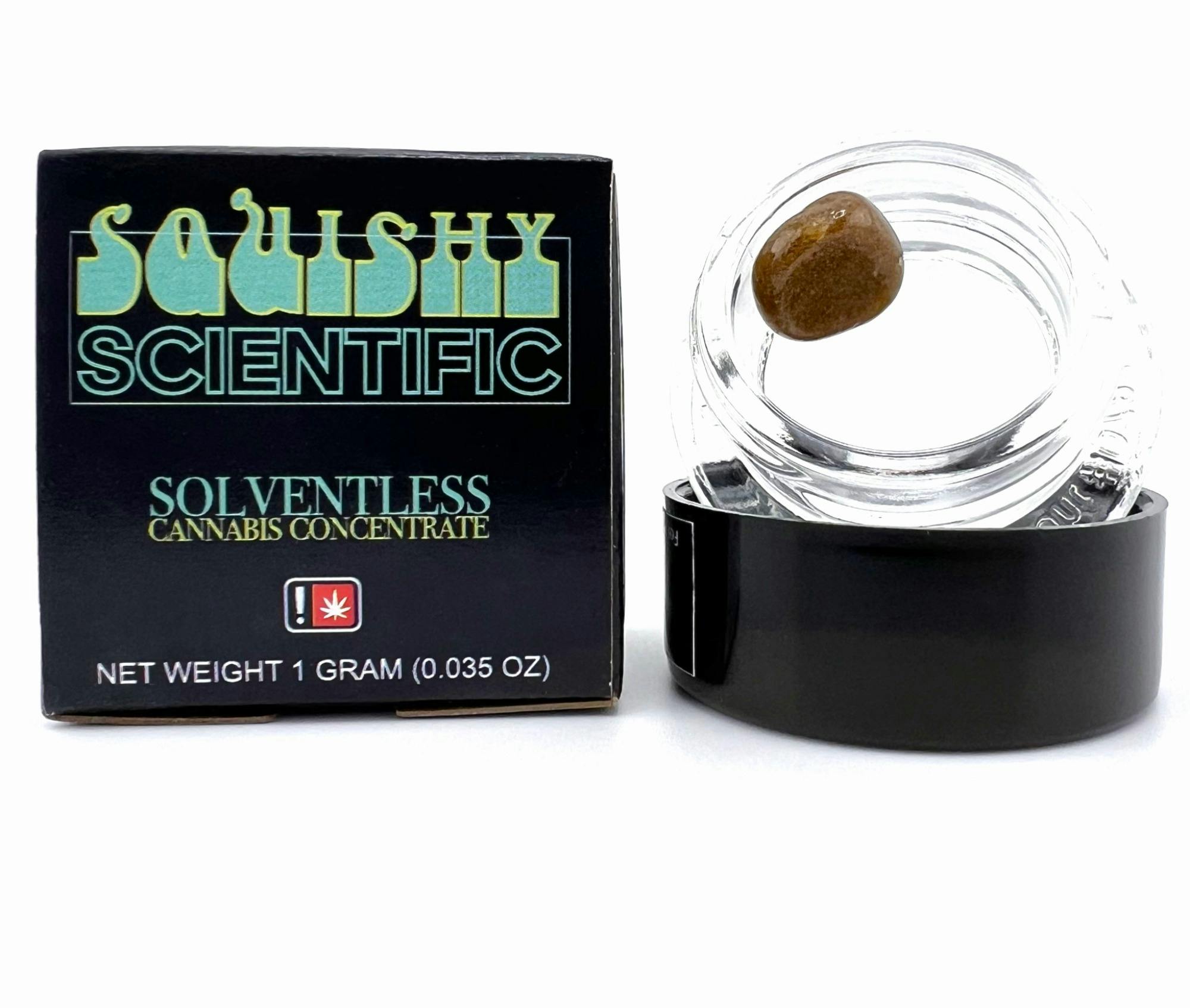 Photograph of product: 1g Live Rosin - Squishy Scientific - Banana Breath