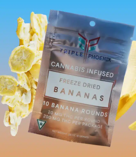 Photograph of product: Triple Phoenix - Freeze Dried - 200mg - Banana