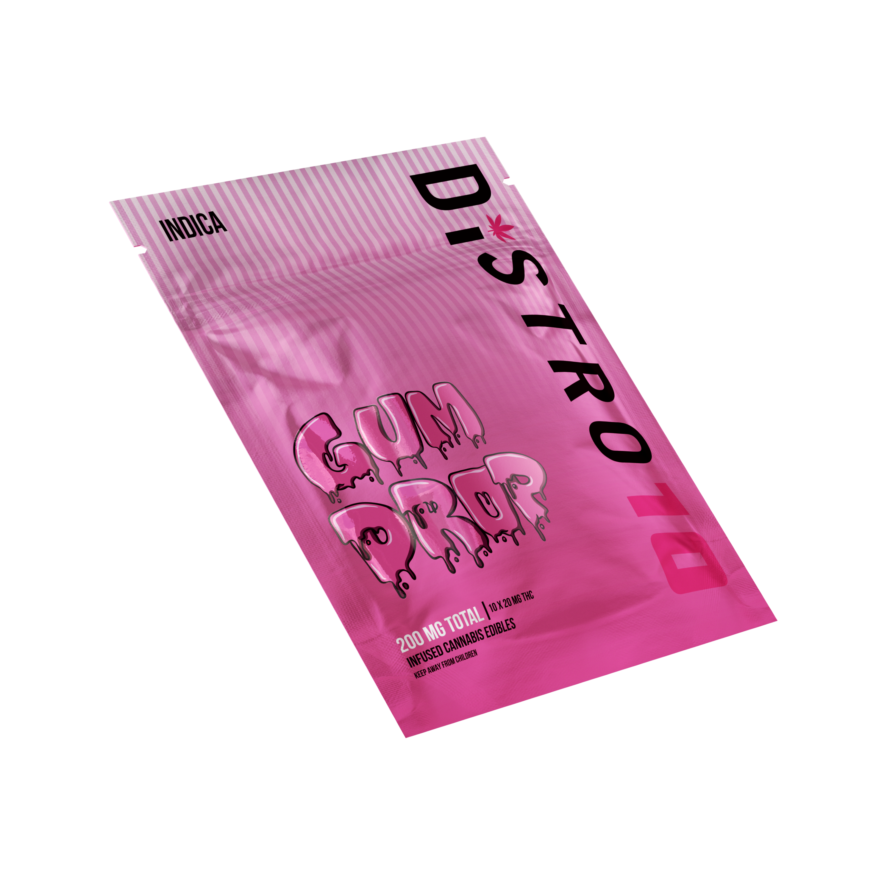 Photograph of product: Distro 10 | Gum Drop | Infused Gummies | 200mg | Oui'd