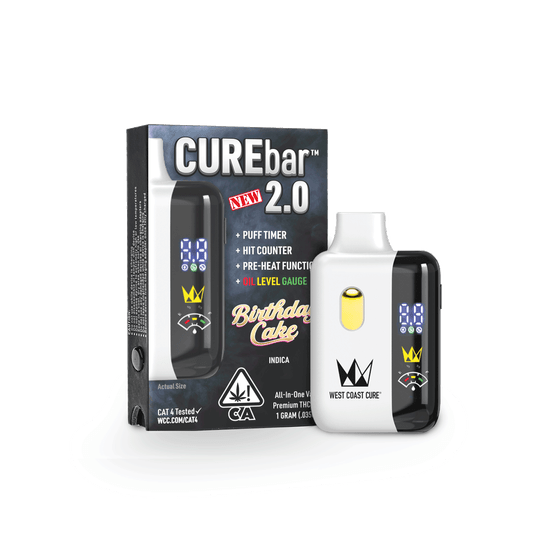 Photograph of product: Birthday Cake - 1G AIO CUREbar 2.0 - 