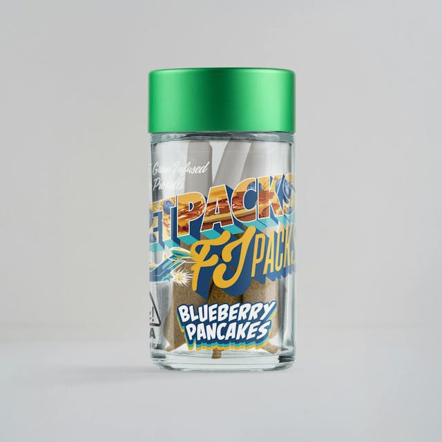 Photograph of product: Blueberry Pancakes | .5g x 5 Infused Pre-Rolls