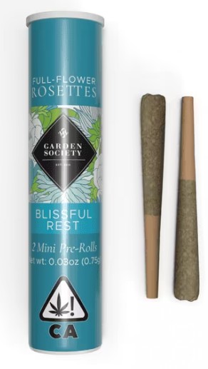Photograph of product: GARDEN SOCIETY SUNSET OCTANE PREROLL Oui'd 2 PACK