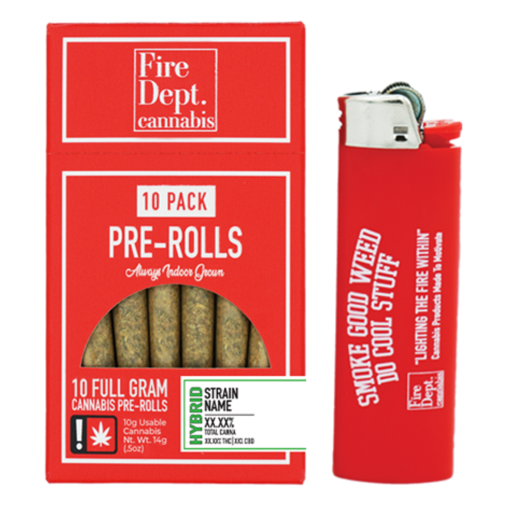 Photograph of product: Fire Dept. Oui'd | Fat Bastard | Oui'd 10pk Pre-Rolls 1g