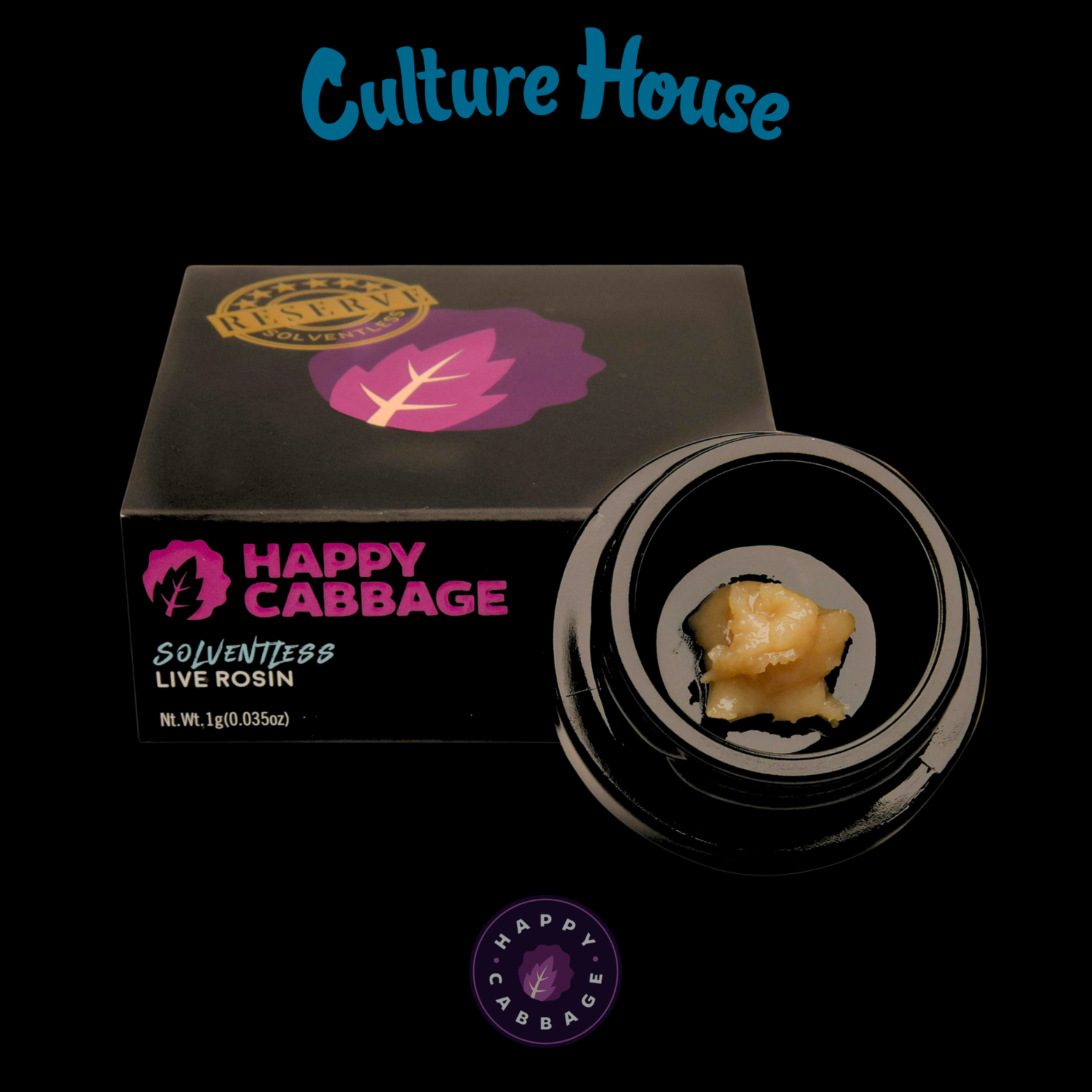 Photograph of product: Happy Cabbage | Key Lime Zest | 6* Reserve Live Rosin