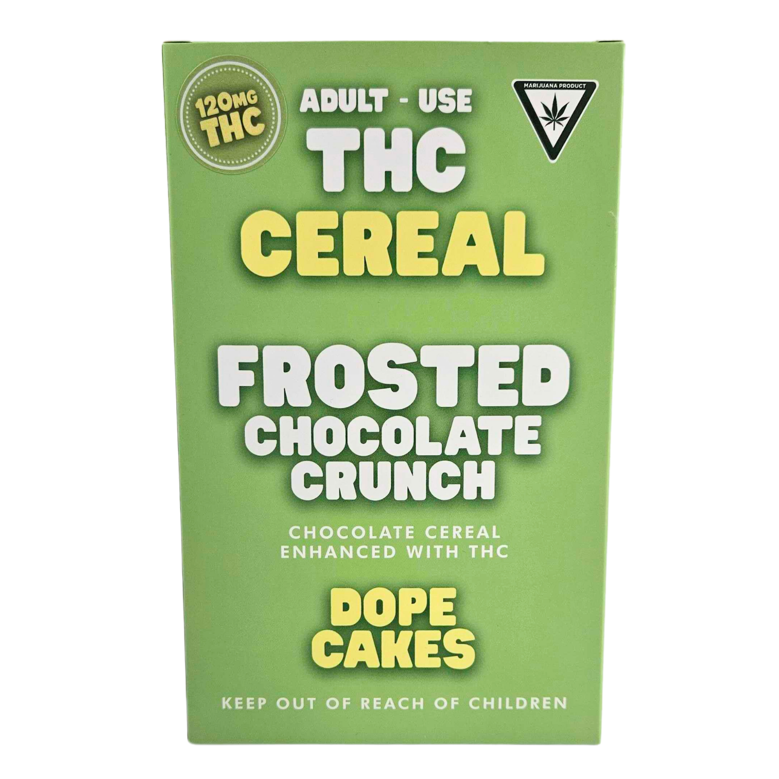 Photograph of product: DOPE CAKES | Edibles | Cereal | Chocolate Crunch | 120mg