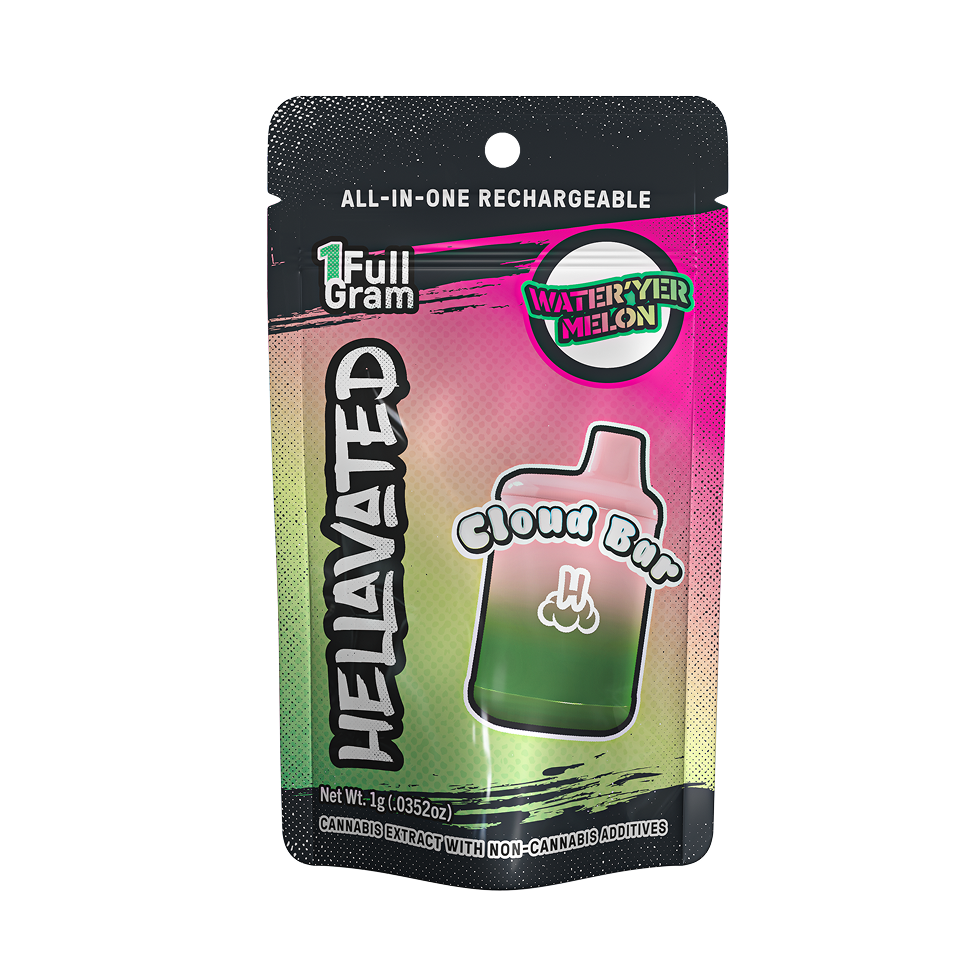 Photograph of product: Water'yer Melon Flavored Disposable