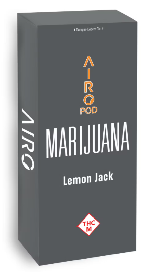 Photograph of product: AIRO | LEMON JACK | POD | 1G | Oui'd