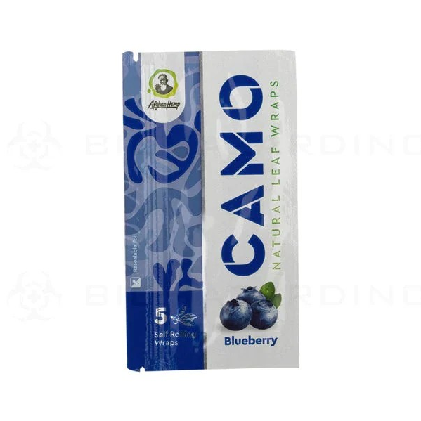 Photograph of product: Camo - Blueberry Natural Leaf Wrap