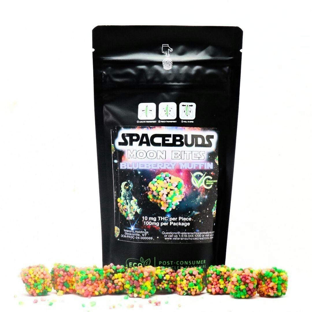 Photograph of product: Strawberry Slushie Live Rosin Moon Bites 100mg [J39]