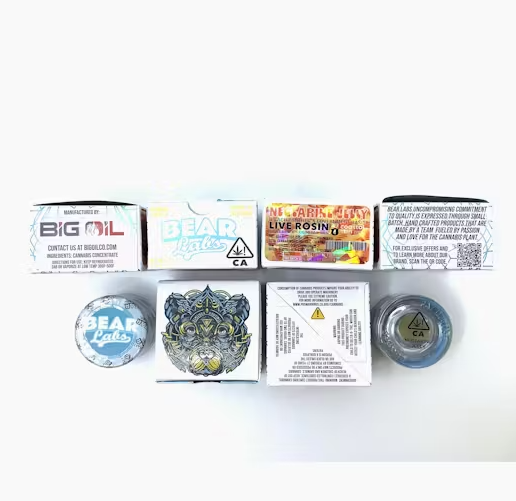 Photograph of product: BEAR Labs - Nectarine Jelly (Hybrid) Tier 4 Live Rosin (1g)