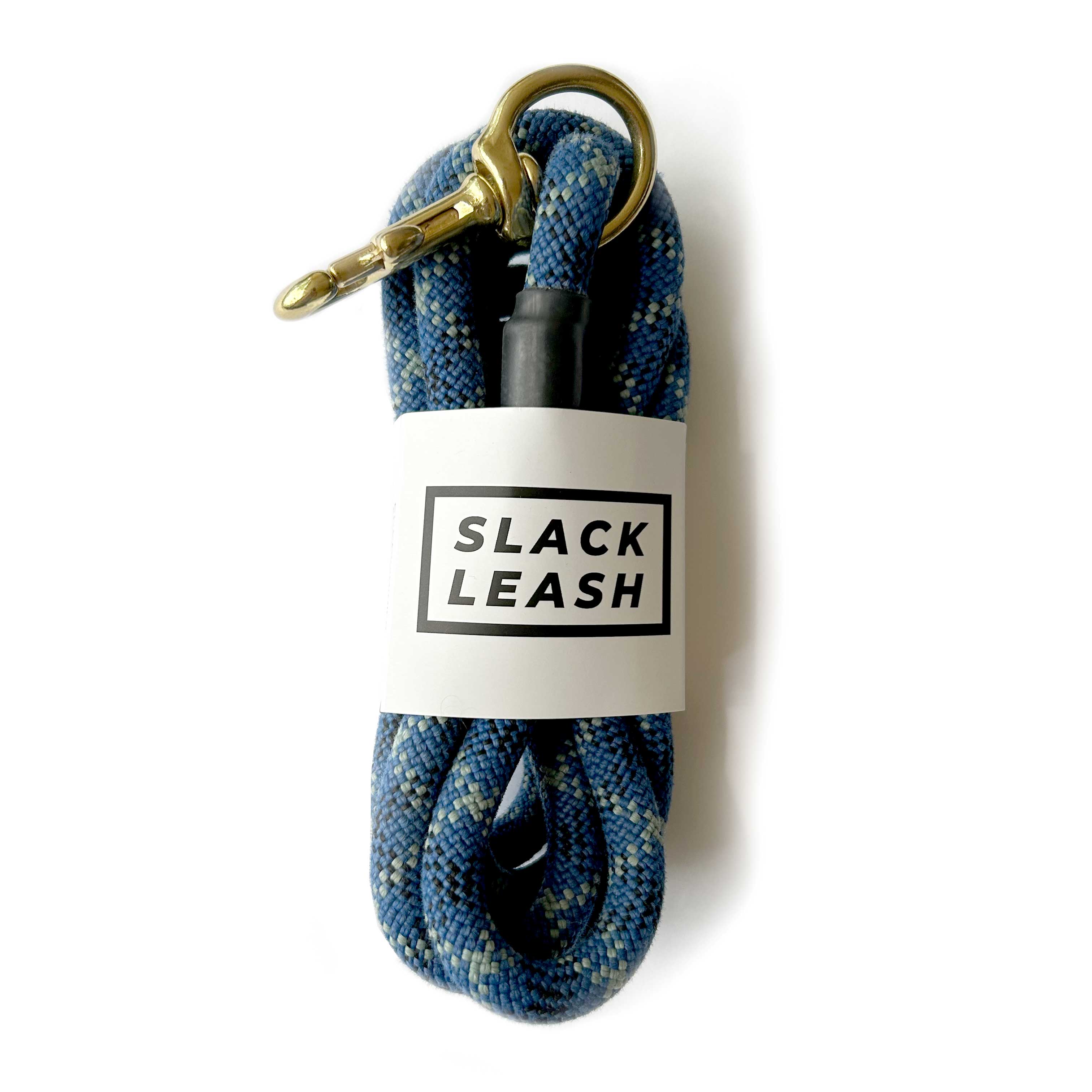 Photograph of product: Slack Leash + East Coast Oui'd Eco-Friendly Dog Leash - Blue & Gray