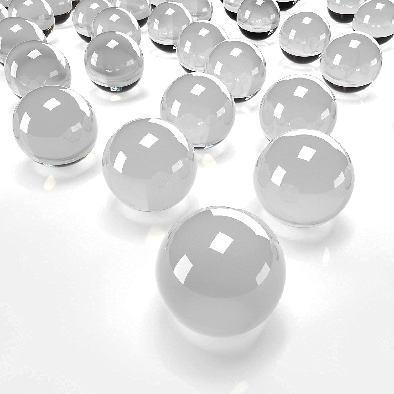 Photograph of product: LuvBuds: Accessories | Terp Pearls | Luminous Clear Quartz | 6mm | 2pk