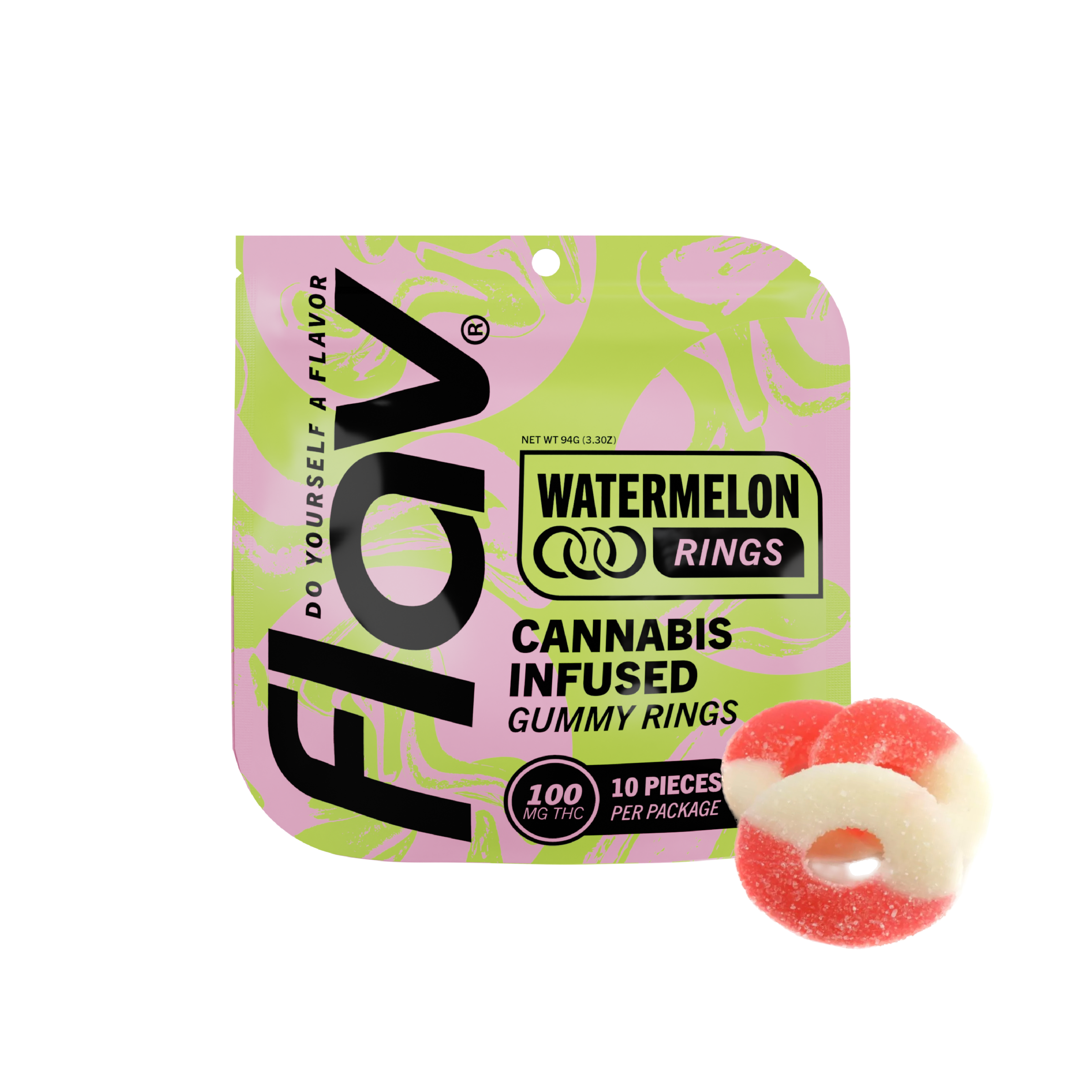 Photograph of product: Watermelon Rings