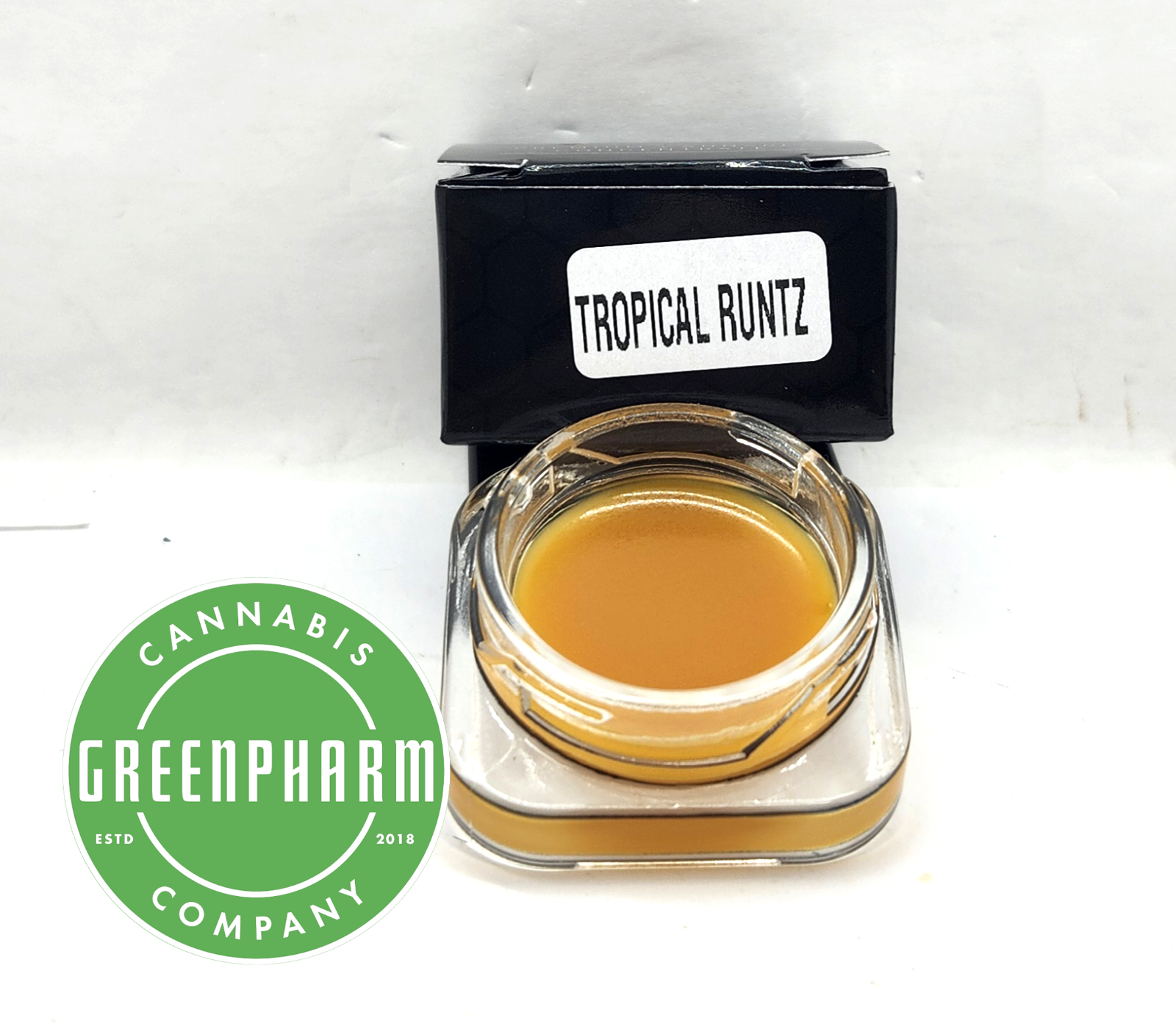 Photograph of product: Concentrate | Bossy | Tropical Runtz Live Resin Bucket