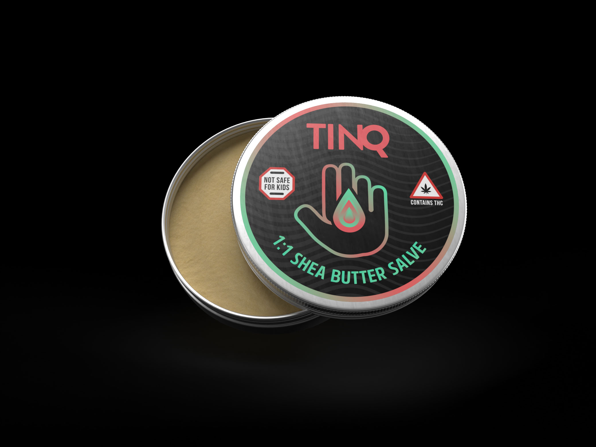 Photograph of product: 1:1 TH-oui/CBD Shea Butter Salve | 250mg