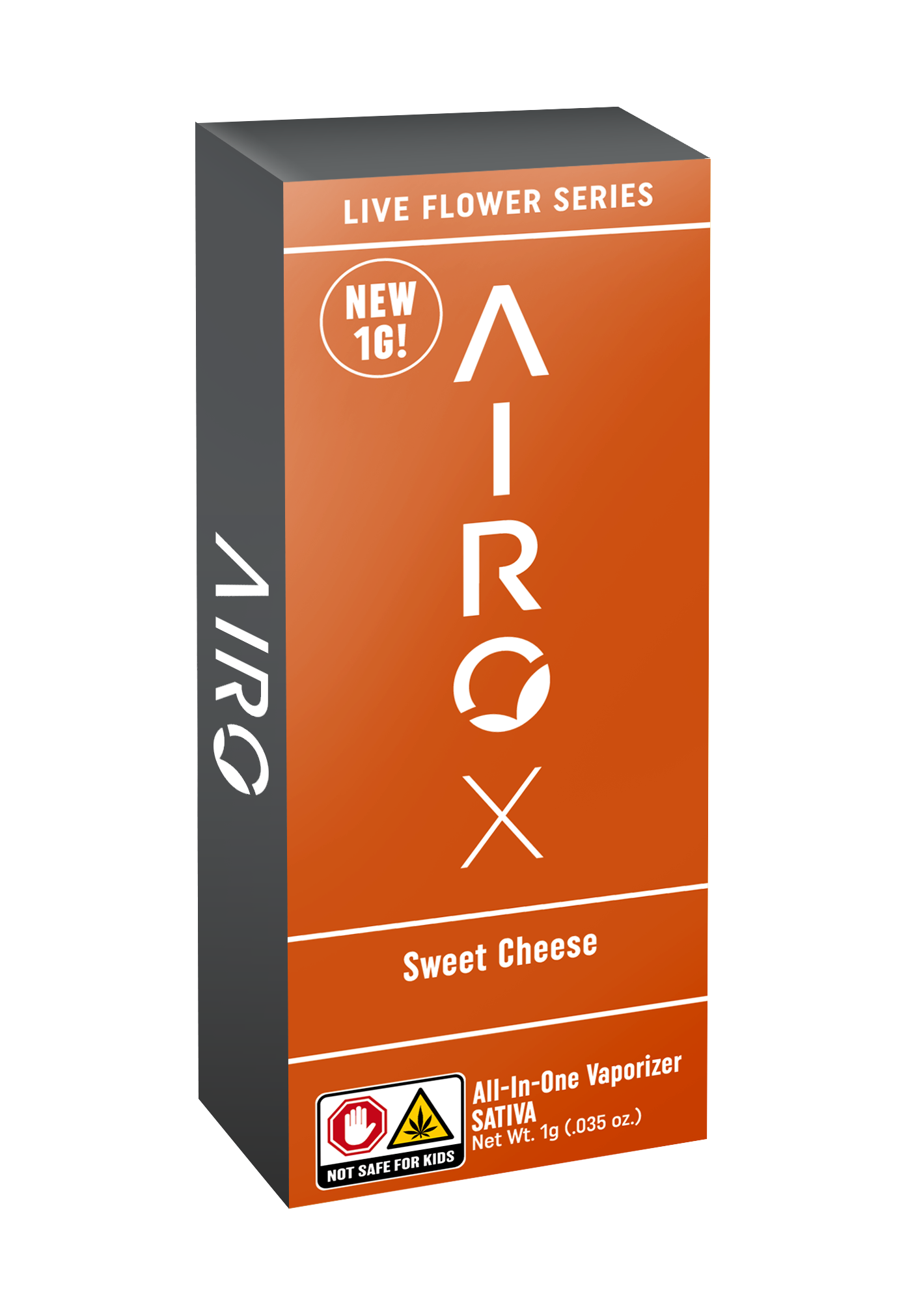 Photograph of product: Airo | Sweet Cheese (S-H) Live Flower Disposable Distillate Cart | 1g