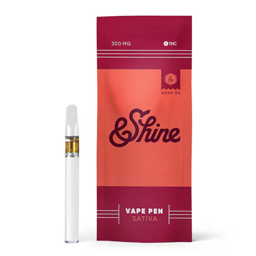 Photograph of product: &Shine | Pineapple Express | Vape cart | Disposable 1g