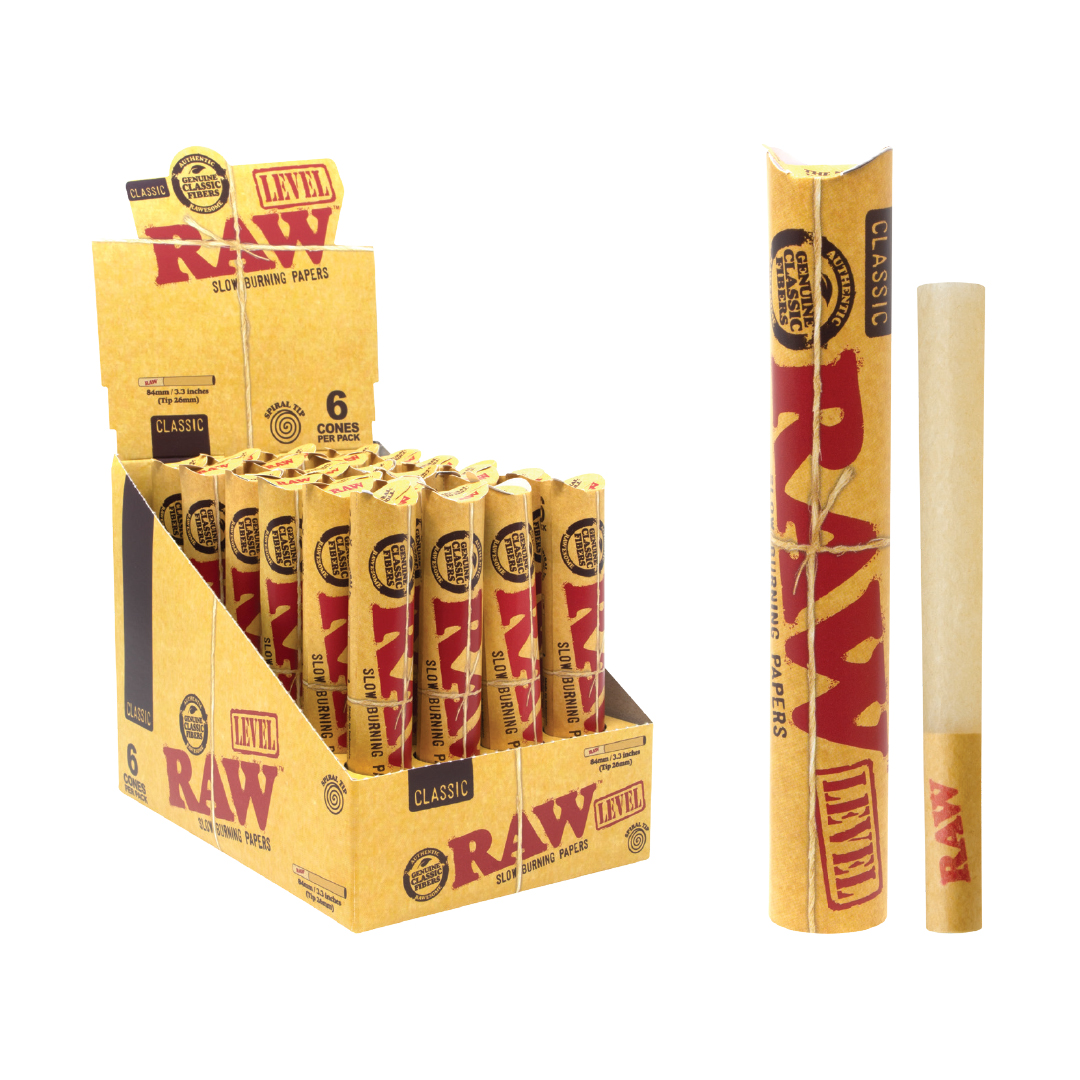 Photograph of product: RAW Classic Level Cones 6pk