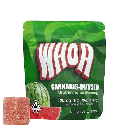 Photograph of product: Whoa | Watermelon Gummy - Bite | 100mg