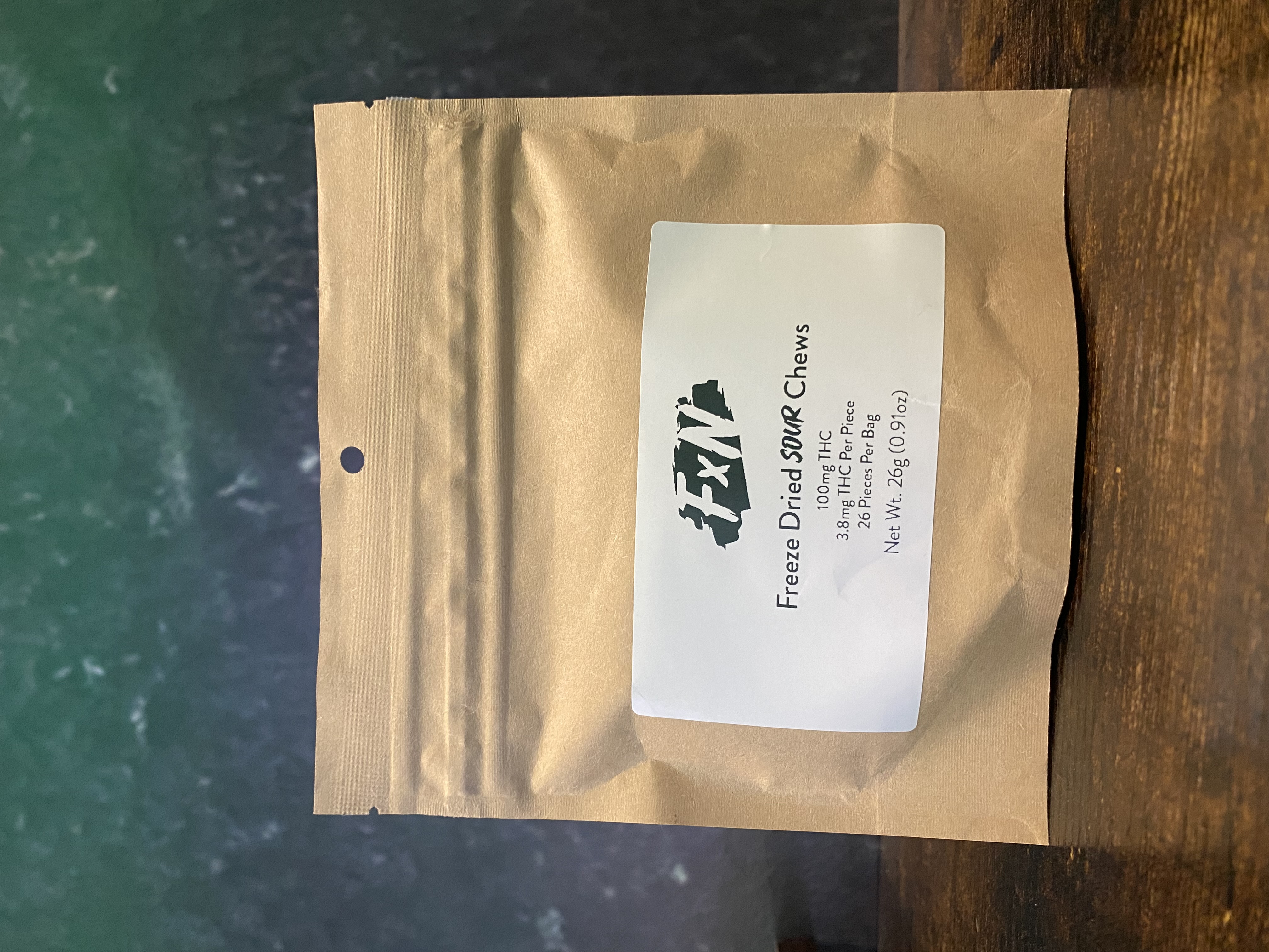 Photograph of product: Freeze Dried Sour Chews | 100mg | FxN