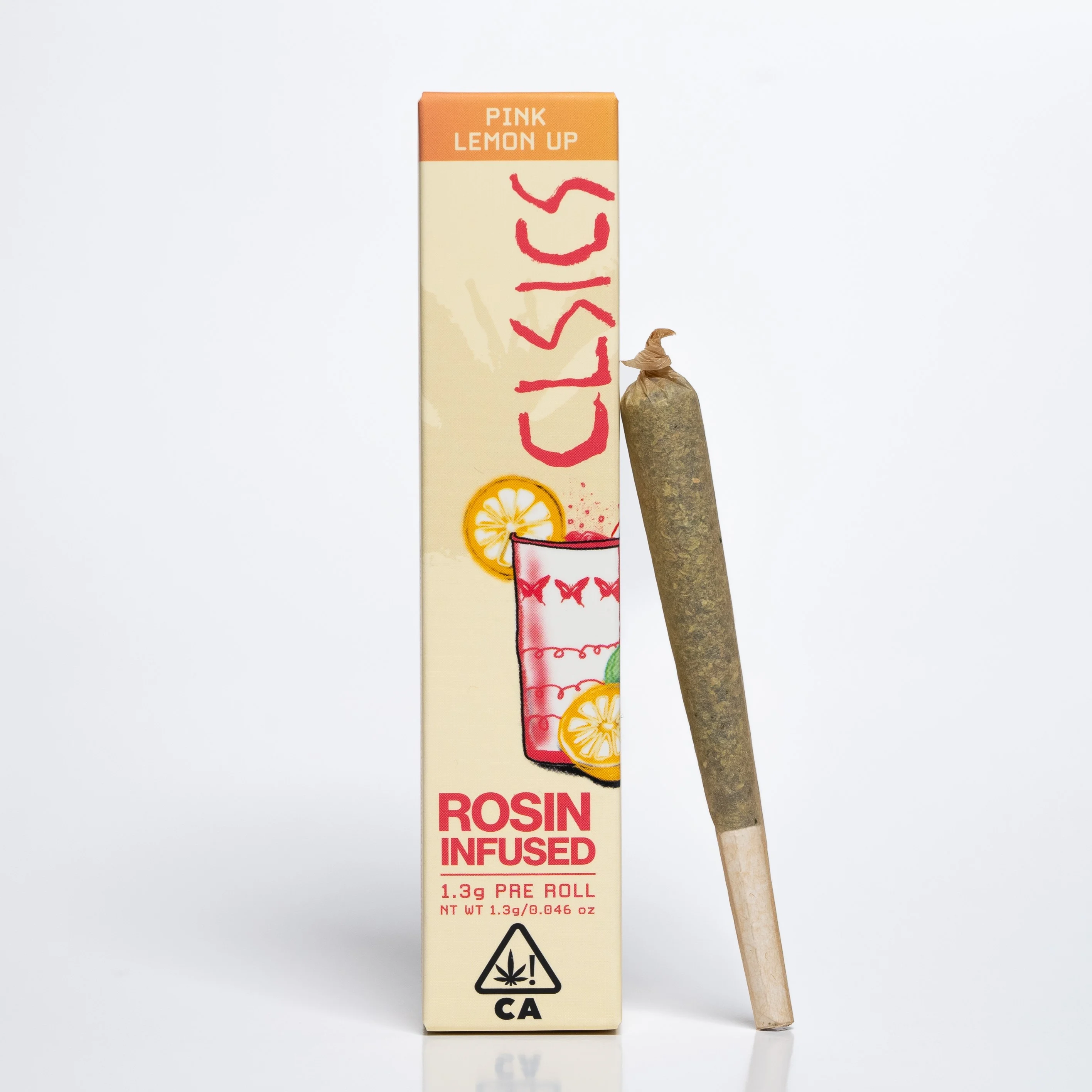 Photograph of product: CLSICS | Pink Lemon Up | Rosin Joint | 1.3g