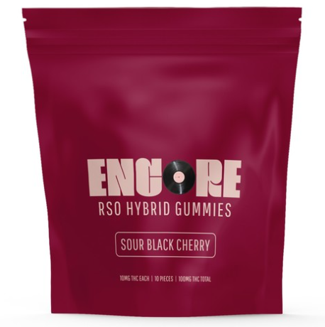 Photograph of product: Black Cherry | RSO Gummy | 10pk/100mg
