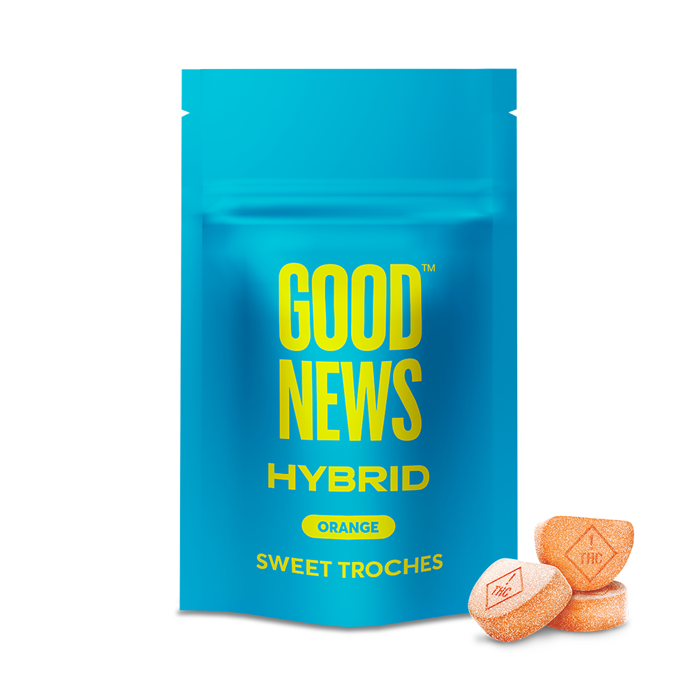 Photograph of Product: Orange Sweet Troches 10mg/10ct