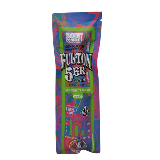 Photograph of product: Sunset Connect - Doobie Nights - 1g Pre roll - 