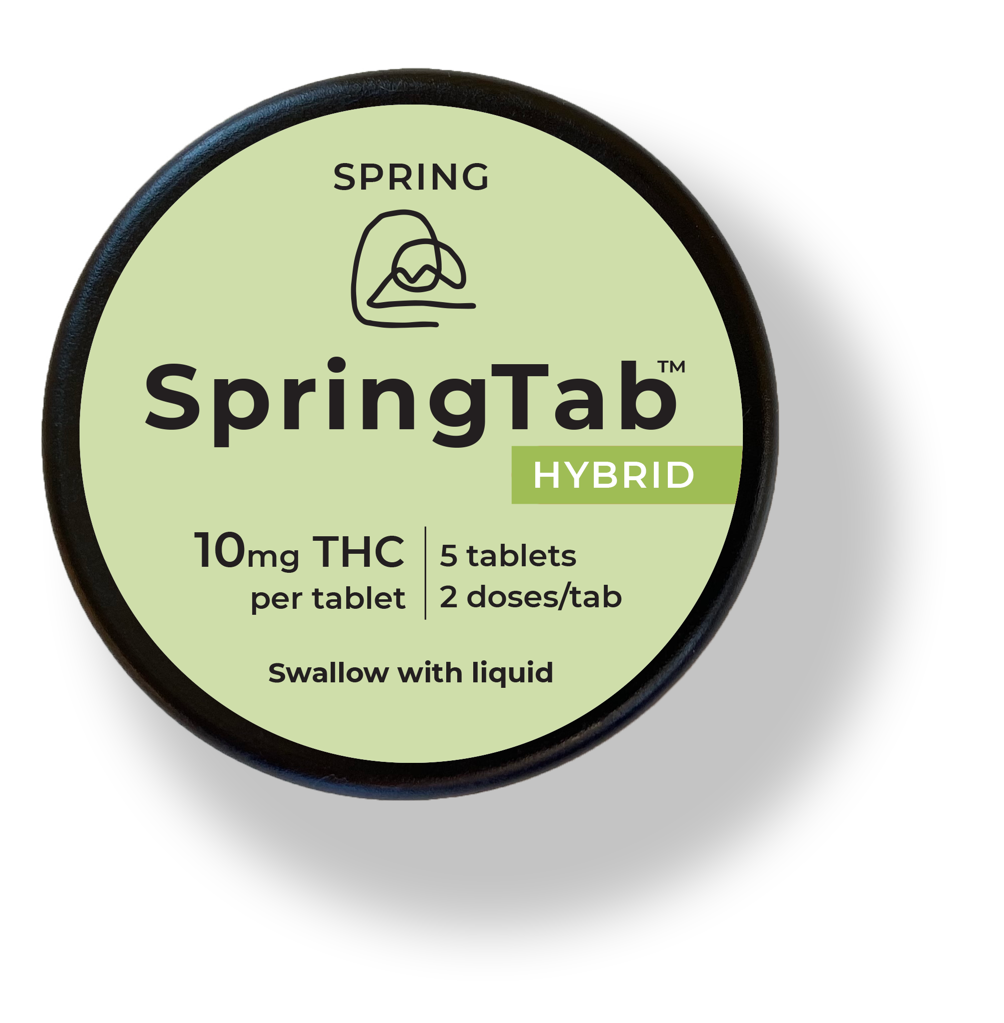 Photograph of product: Spring - Hybrid Tablets - 5 mg TH-oui Per Tablet - 15 Tablets/Package