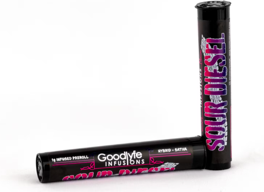 Photograph of product: Goodlyfe Sour Diesel Infused Pre Roll