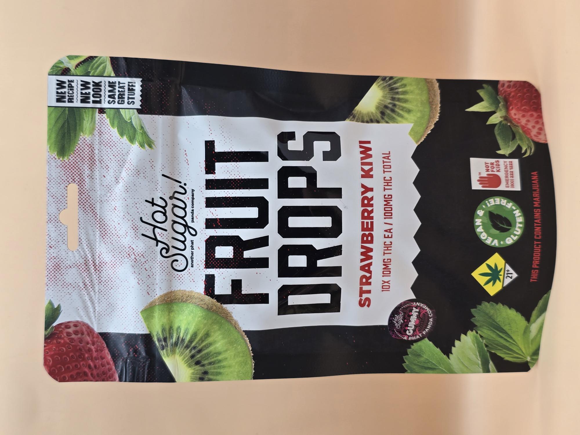 Photograph of product: Strawberry Kiwi Fruit Drops | 10mg