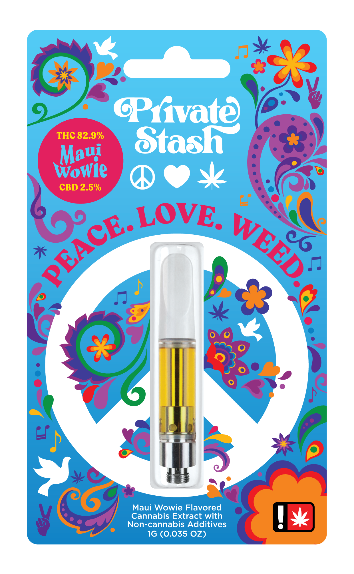 Photograph of product: Private Stash Legacy Line - MAUI WOWIE - Cartridge - - S