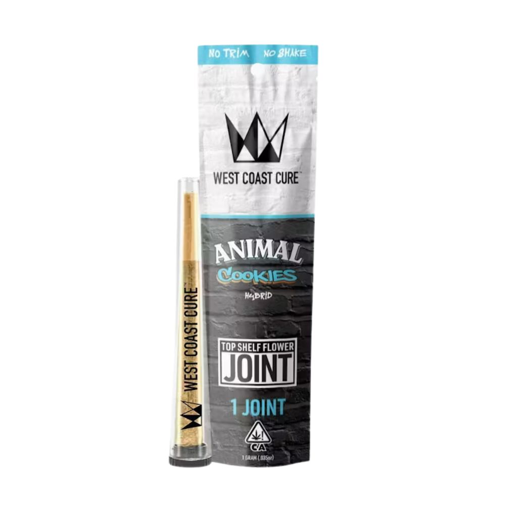 Photograph of product: ANIMAL COOKIES PREROLL 1G - WEST COAST CURE