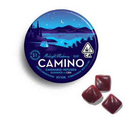 Photograph of product: Camino | Midnight CBN Blueberry Gummies | 20pk 100mg