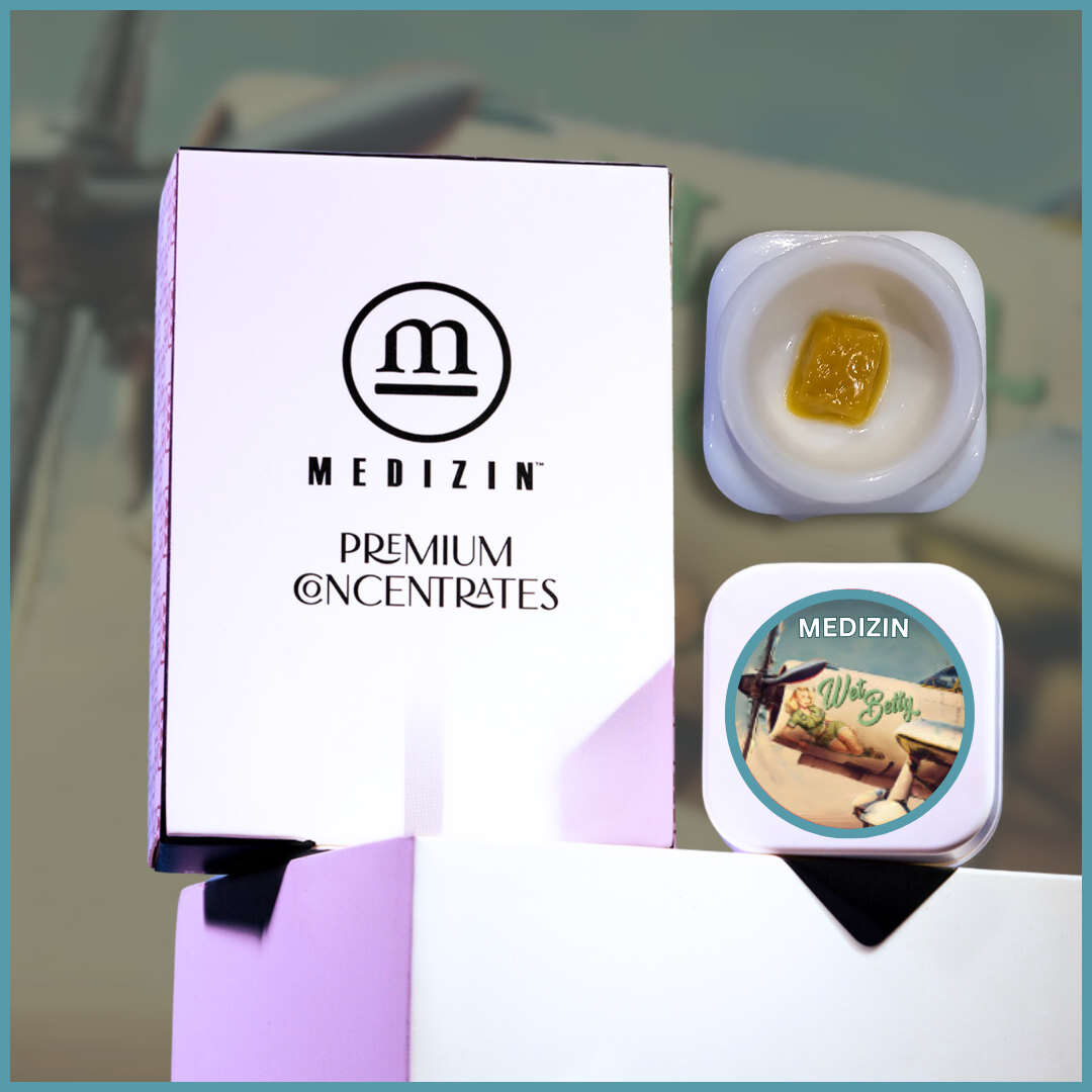 Photograph of product: Medizin Wet Betty .5g Live Resin Badder