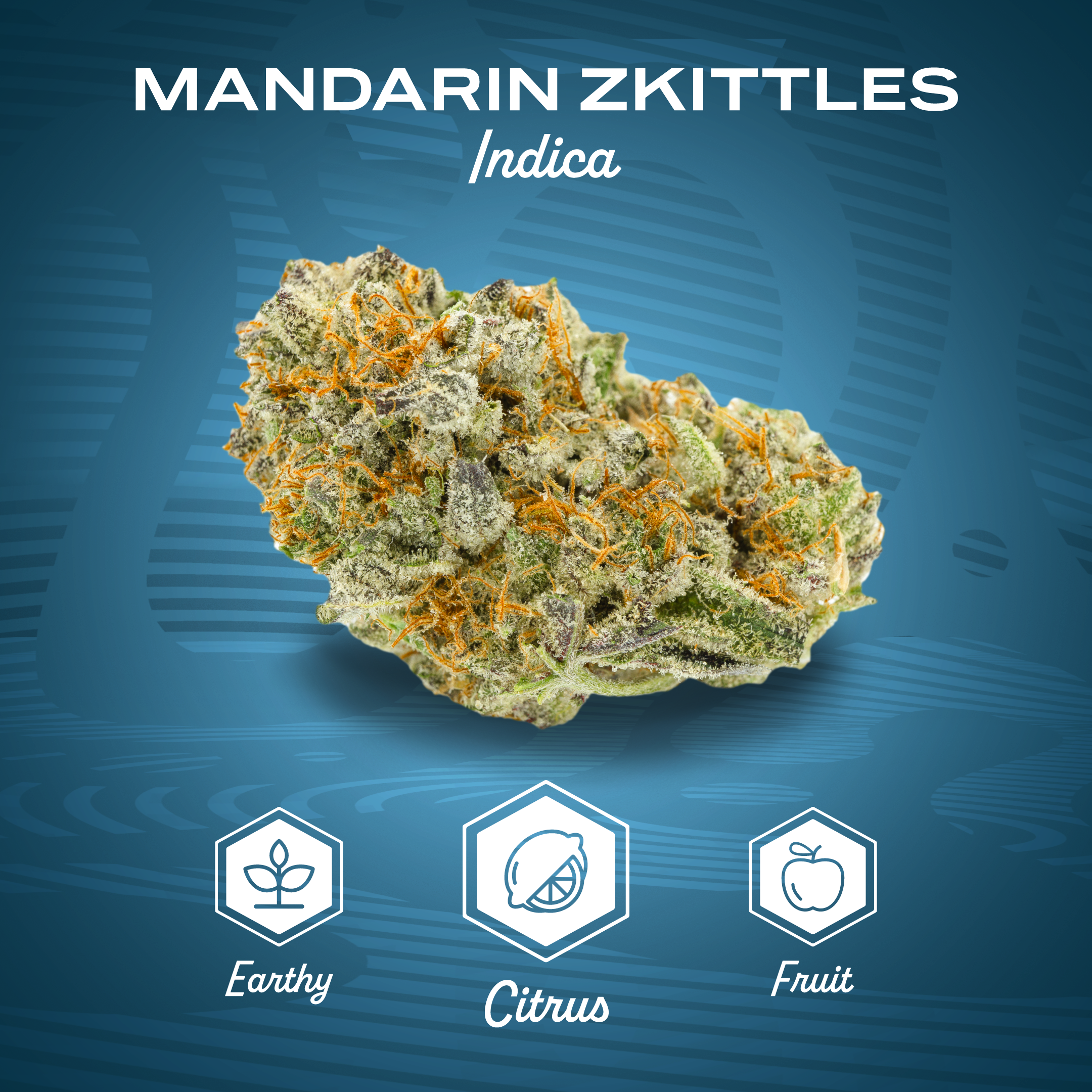 Photograph of product: Flower | Mission | Mandarin Zkittles | 28g