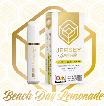 Photograph of product: Jersey Smooth Disposable 1g- Beach Day Lemonade