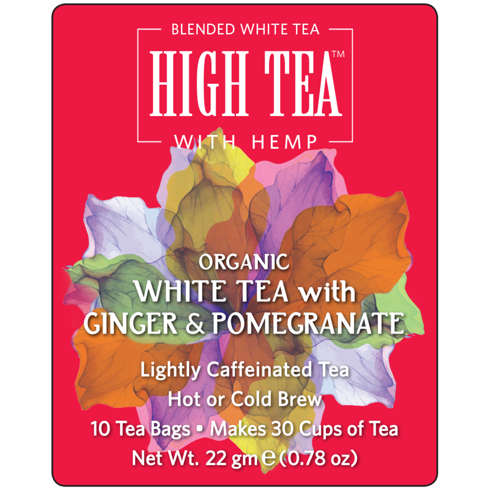 Photograph of product: White Tea with CBD, Ginger & Pomegranate