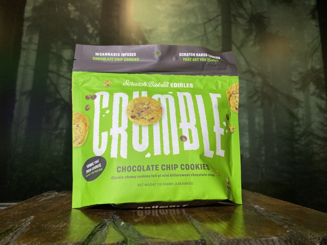 Photograph of product: Night Time Chocolate Chip Cookies | 100mg | Crumble
